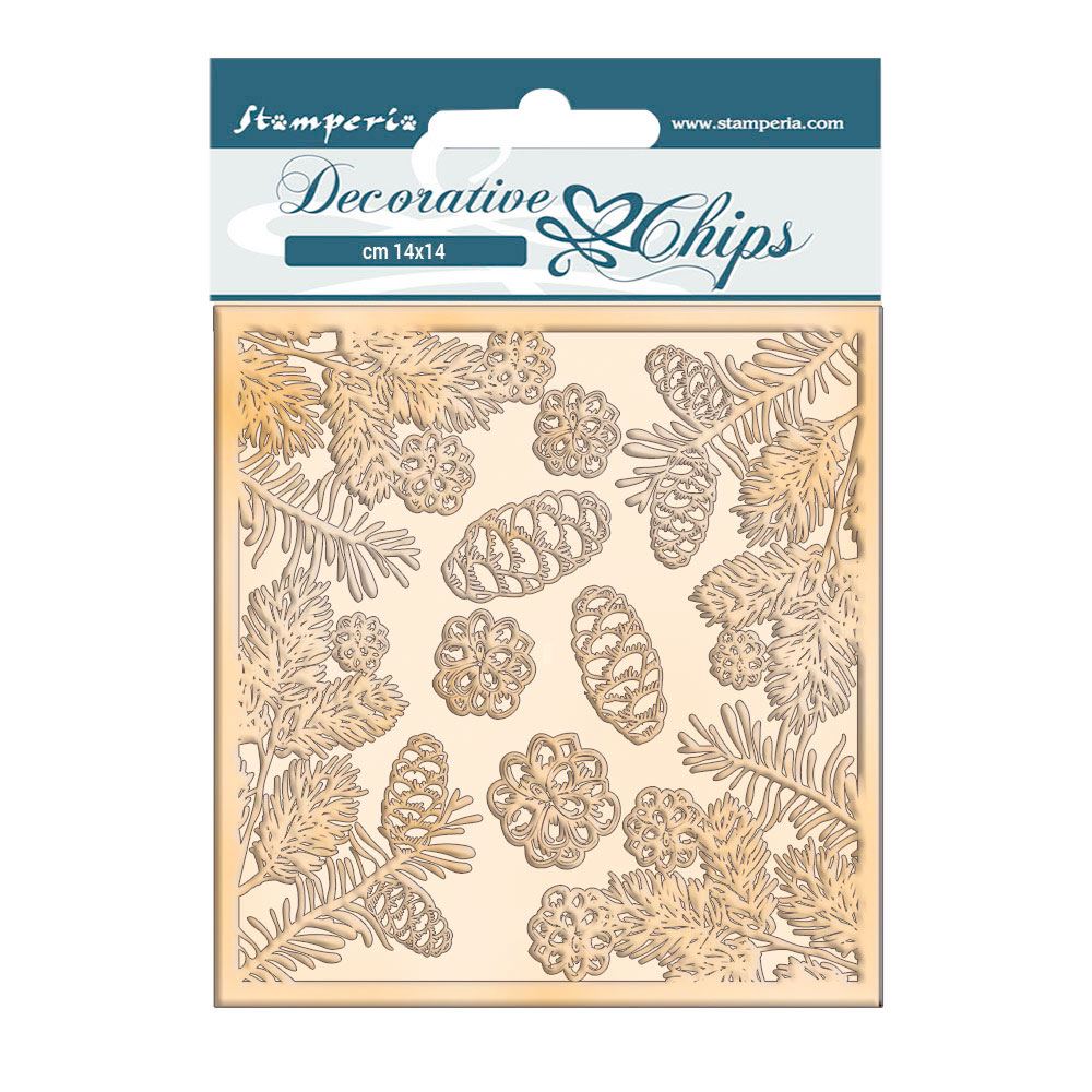 Decorative chips Romantic Christmas Pigne