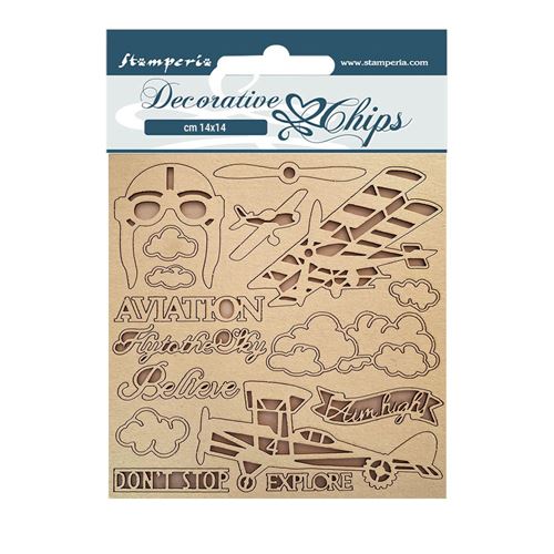 Decorative chips Sir Vagabond Aviator aviaton