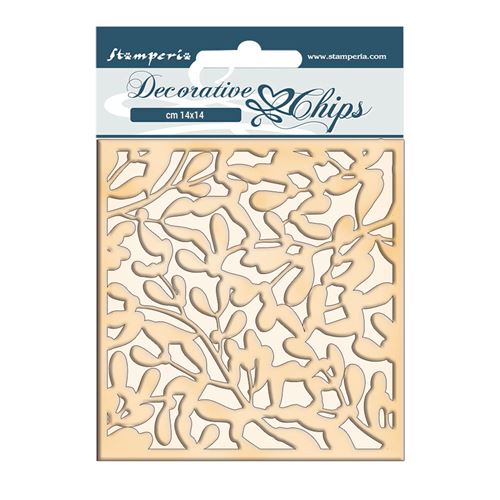 Decorative chips Winter Tales Ramage Foglie