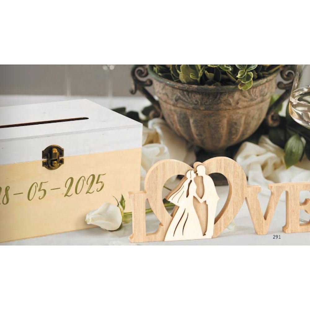 Decorazione da tavolo Love per matrimoni