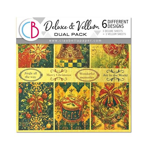 Deluxe Paper Gold & Vellum Dual Pack Toy Shop