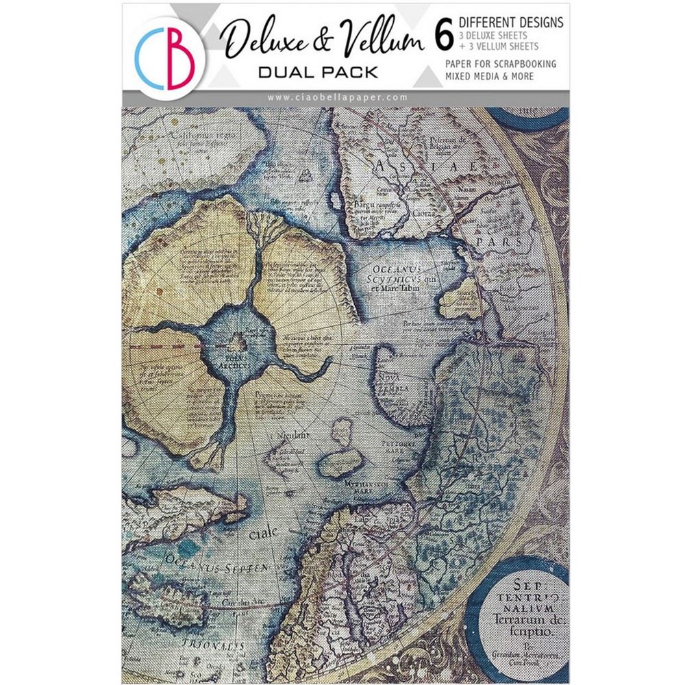 Deluxe Paper Silver & Vellum Dual Pack A4 An Artist Journey