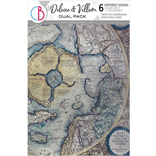 Deluxe Paper Silver & Vellum Dual Pack A4 An Artist Journey
