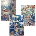 Deluxe Paper Silver & Vellum Dual Pack A4 Forest Tales