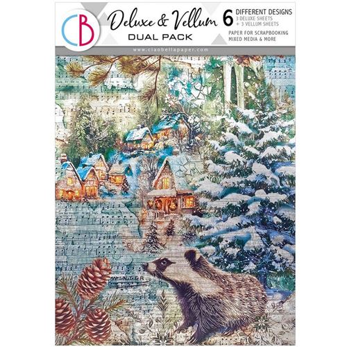 Deluxe Paper Silver & Vellum Dual Pack A4 Forest Tales
