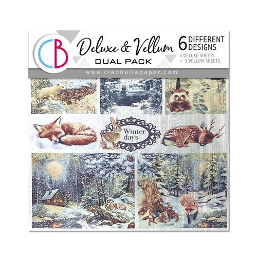 Deluxe Paper Silver & Vellum Dual Pack Forest Tales