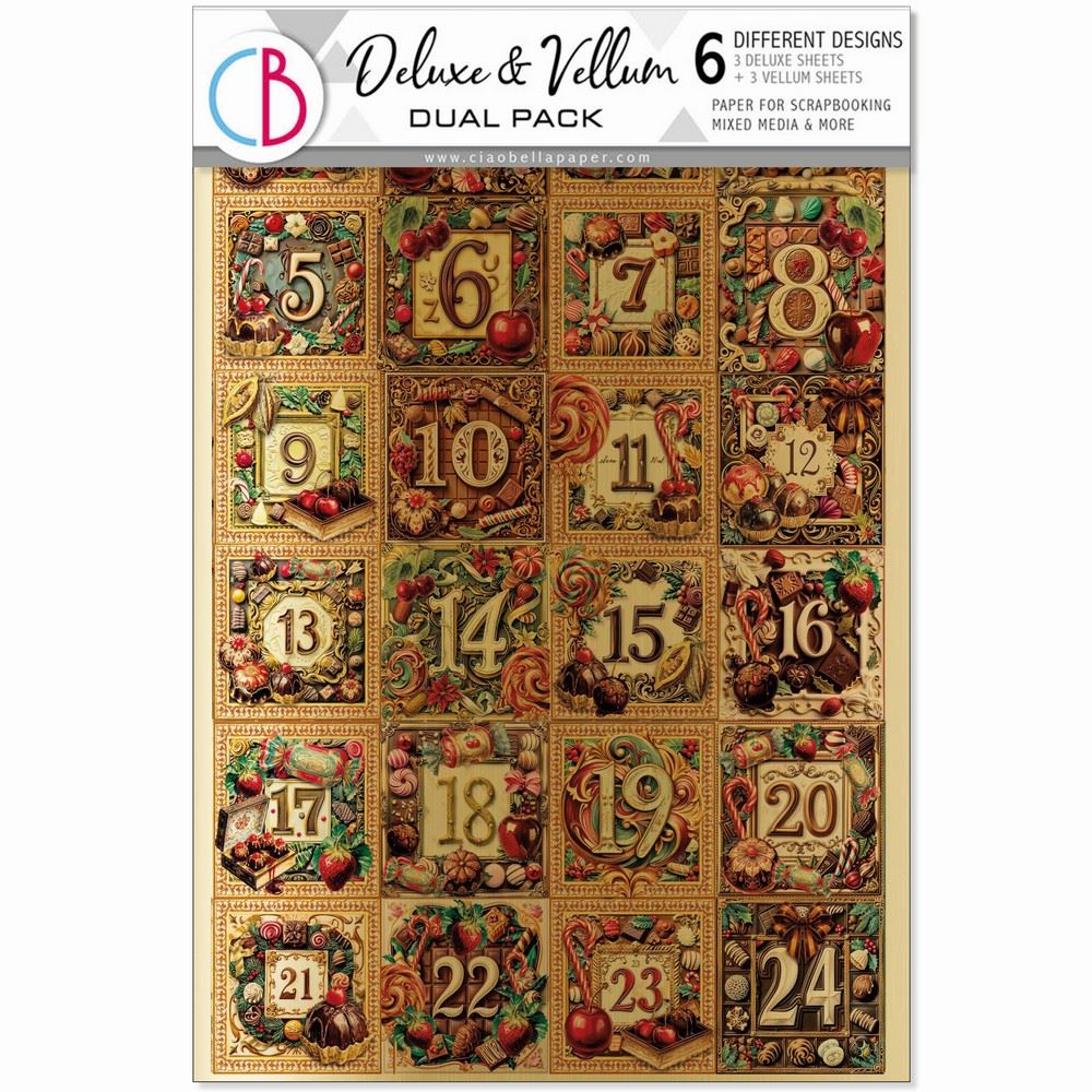 Deluxe & Vellum Dual Pack A4 Chocolate Wanderlust