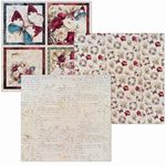 Deluxe & Vellum Dual Pack Bohemian Burgundy cm 15 x 15
