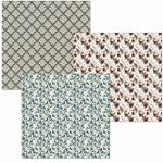Deluxe & Vellum Dual Pack Bohemian Burgundy cm 15 x 15