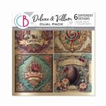 Deluxe & Vellum Dual Pack Chocolate Wanderlust cm 15 x 15