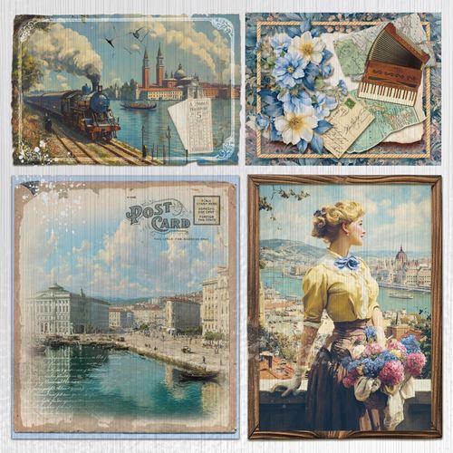 Deluxe & Vellum Dual Pack Eastern Journey cm 15 x 15