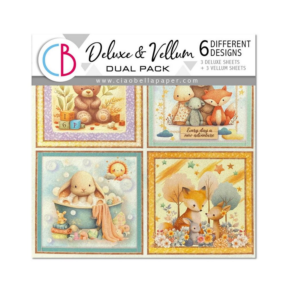 Deluxe & Vellum Dual Pack Lunibloom cm 15 x 15