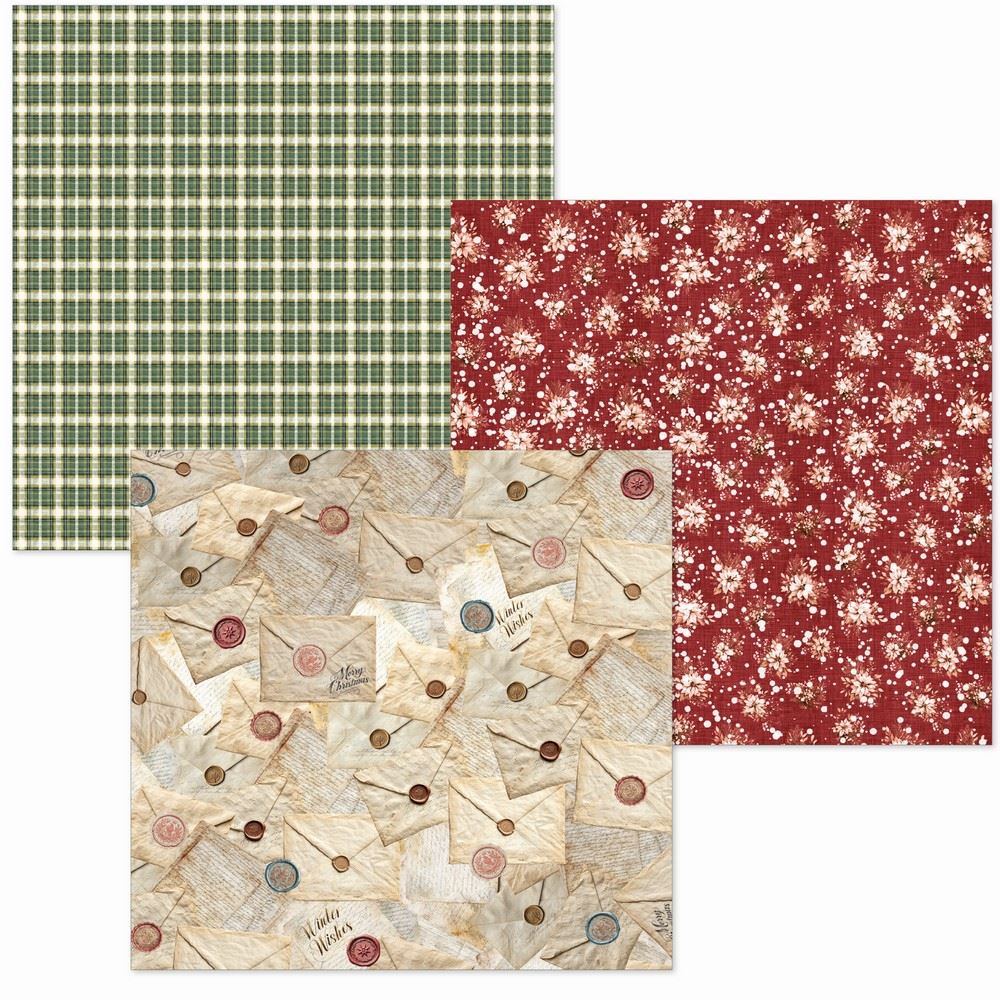 Deluxe & Vellum Dual Pack Merry & Bright cm 15 x 15
