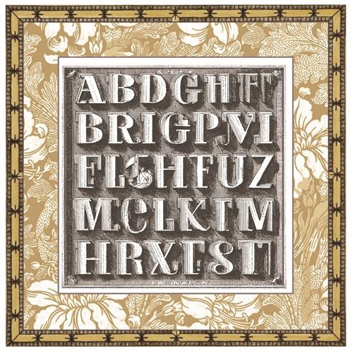 Deluxe & Vellum Dual Pack Typographic cm 15 x 15