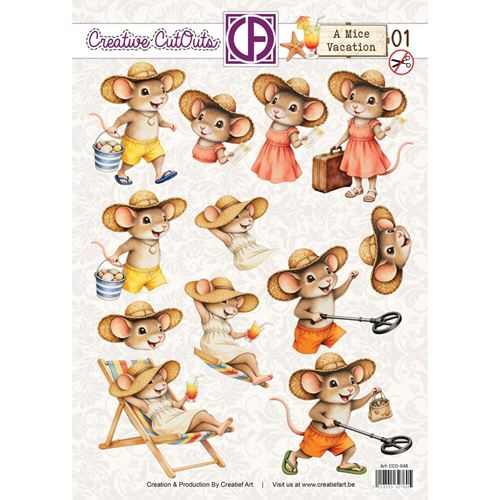 Die Cut A Mice Vacation 01