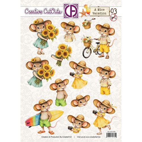 Die Cut A Mice Vacation 03