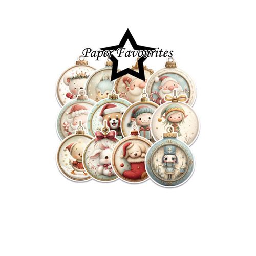 Die Cut Christmas Baubles