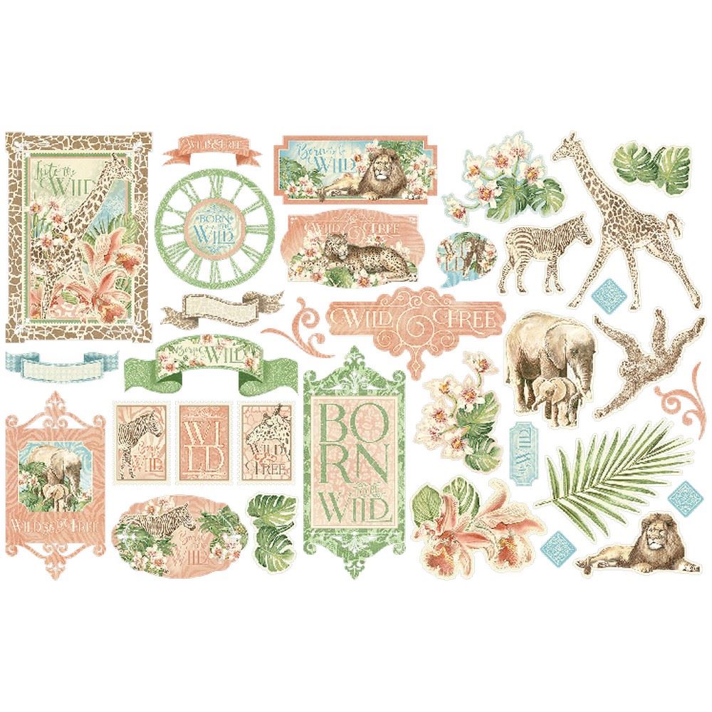 Die Cut Wild & Free