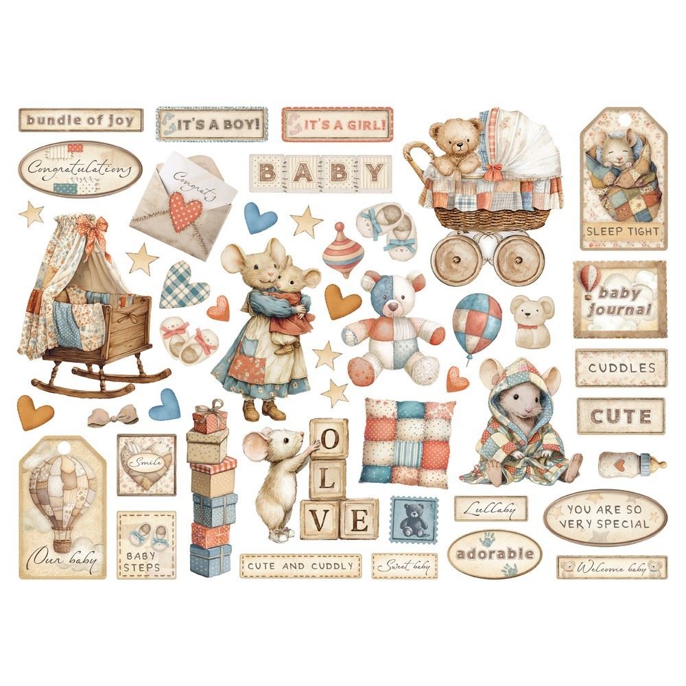 Die Cuts Baby Stamperia