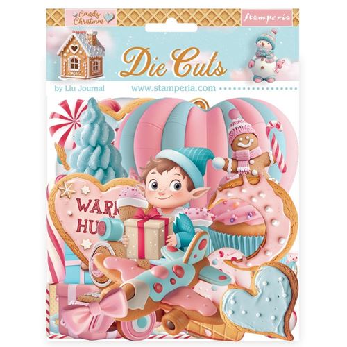 Die Cuts Candy Christmas Stamperia