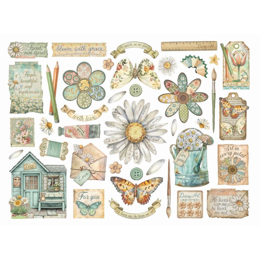 Die Cuts Daisy Art Stamperia