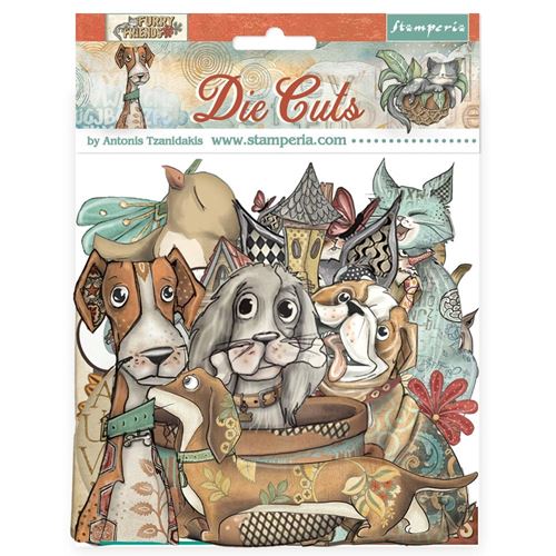 Die Cuts Furry Friends Stamperia