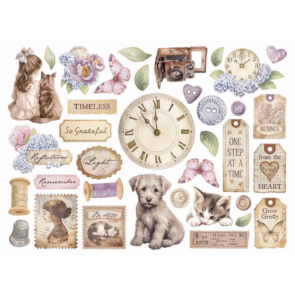 Die Cuts Quiet Days Stamperia