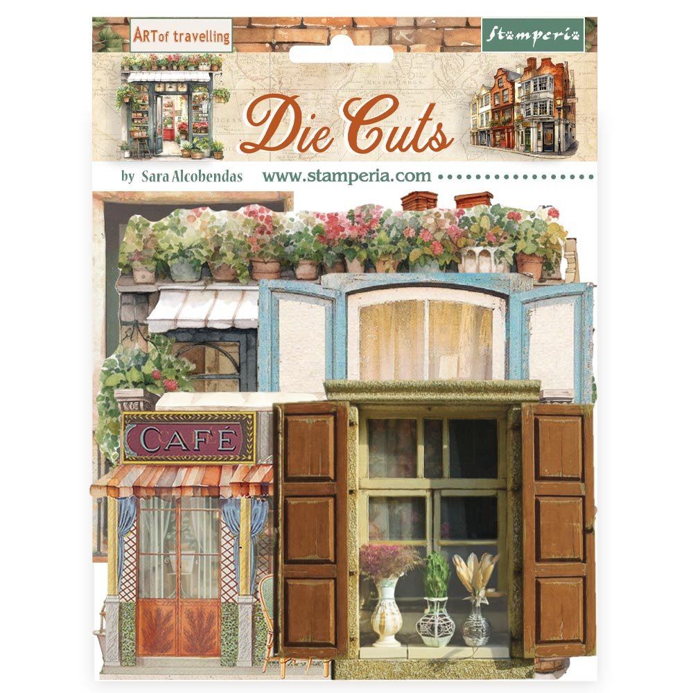 Die cuts Art of Travelling Stamperia