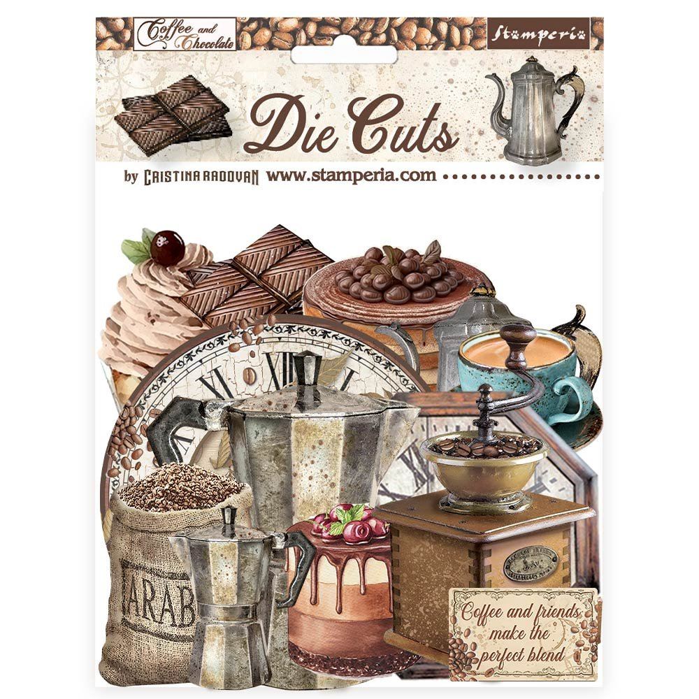 Die cuts Coffee and ChocolateStamperia