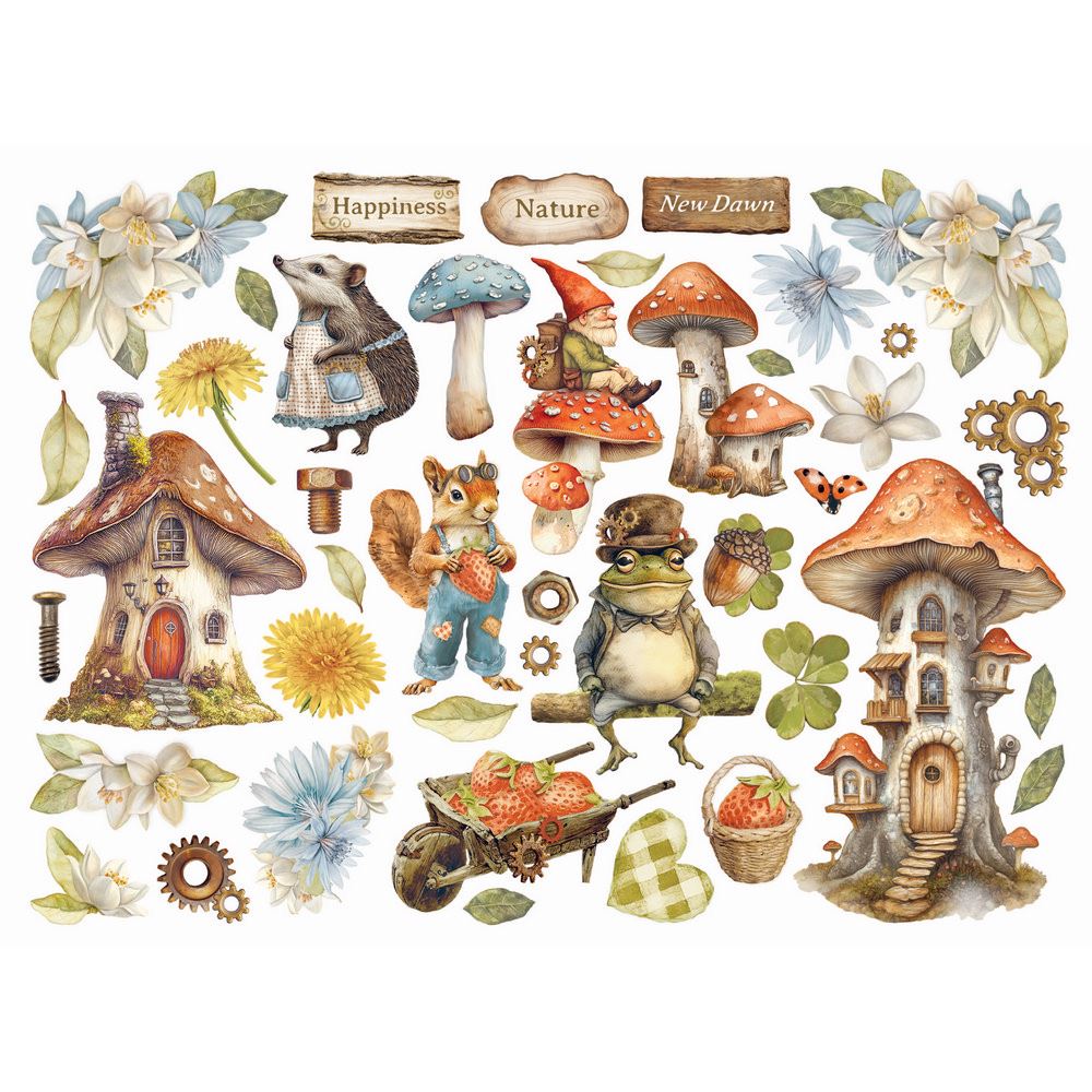 Die cuts Hidden Grove Stamperia