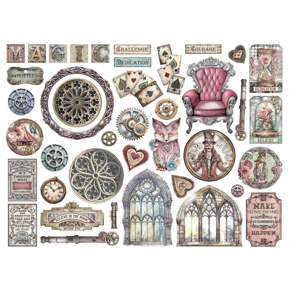 Die cuts Master of Magic Stamperia