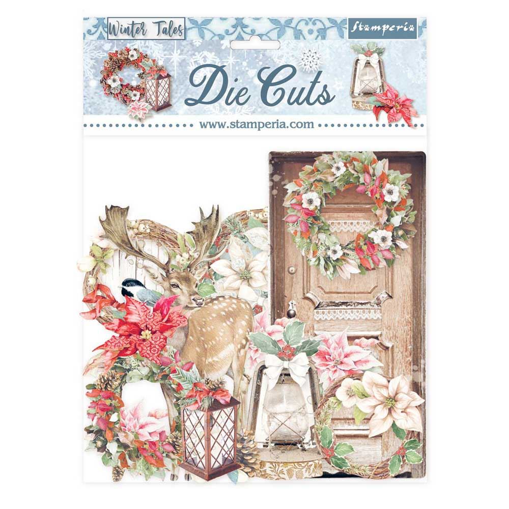 Die cuts Winter Tales elementi natalizi