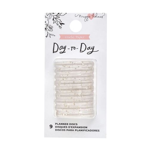 Dischi per rilegatura Small Gold Glitter We R Makers