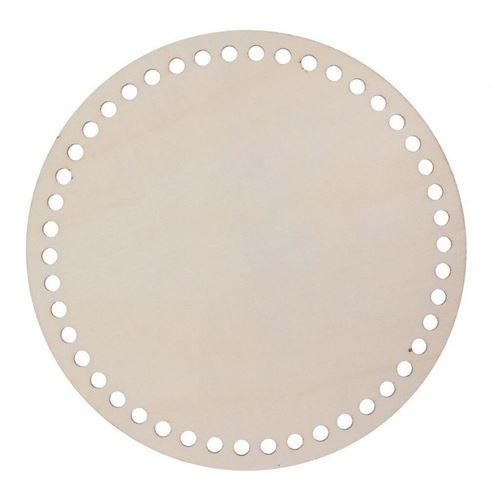 Disco in legno con fori cm 20