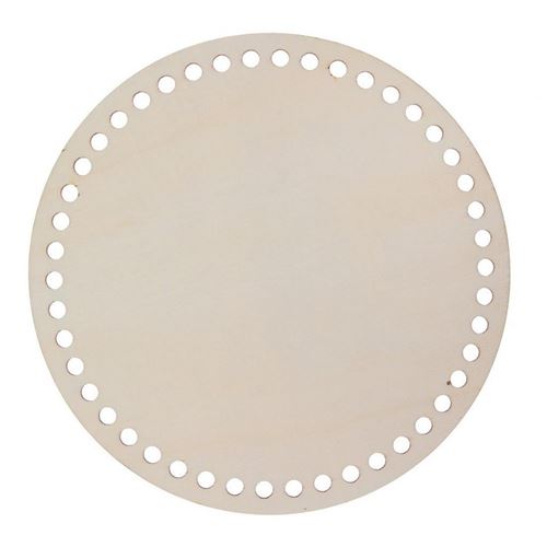 Disco in legno con fori cm 25