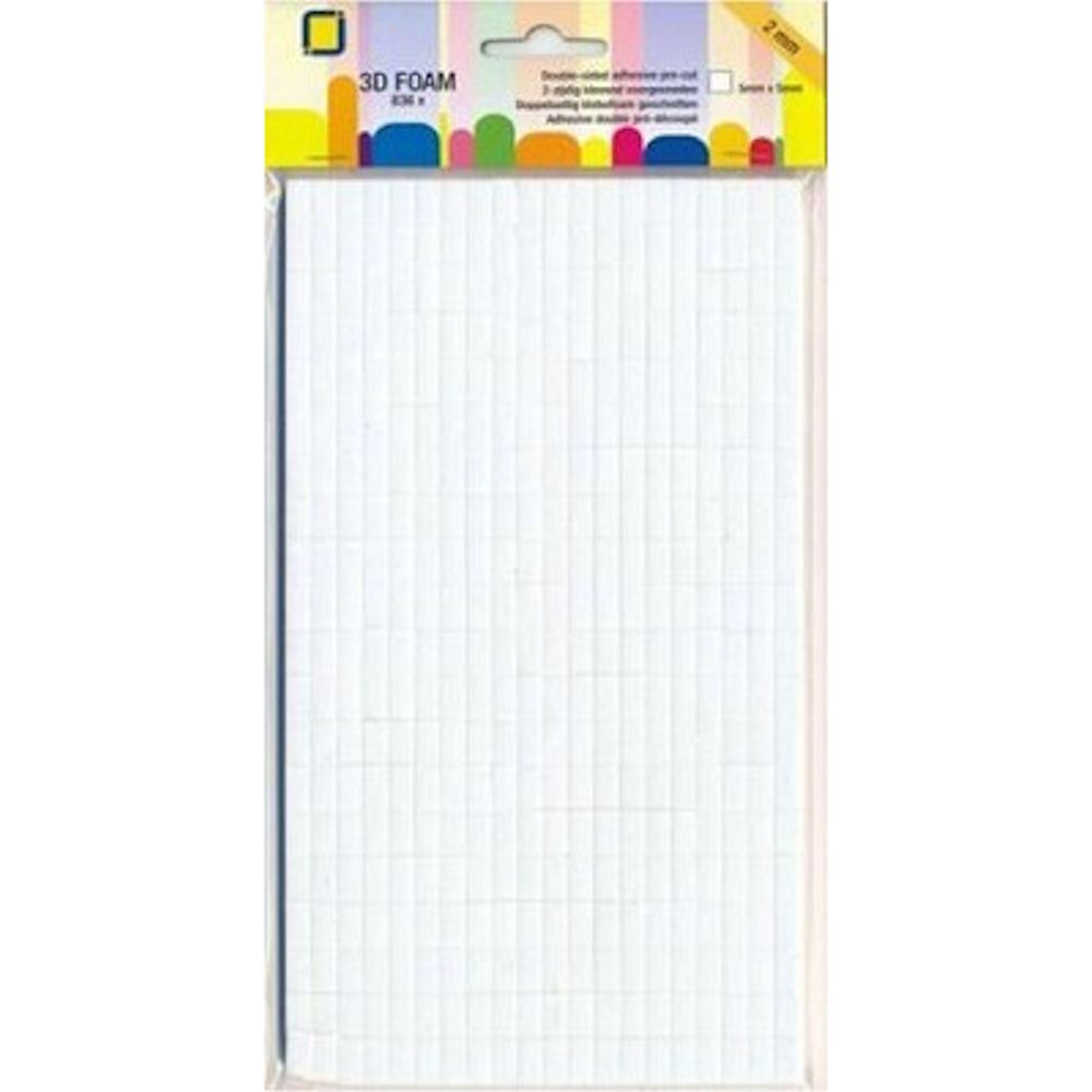 Distanziatori biadesivi mm 5x5X2