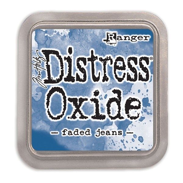 Distress Oxide Faded Jeans