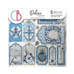 Elegance of Blue Paper Deluxe Silver