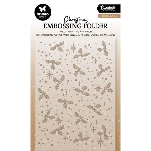 Embossing Folder Christmas Agrifogli