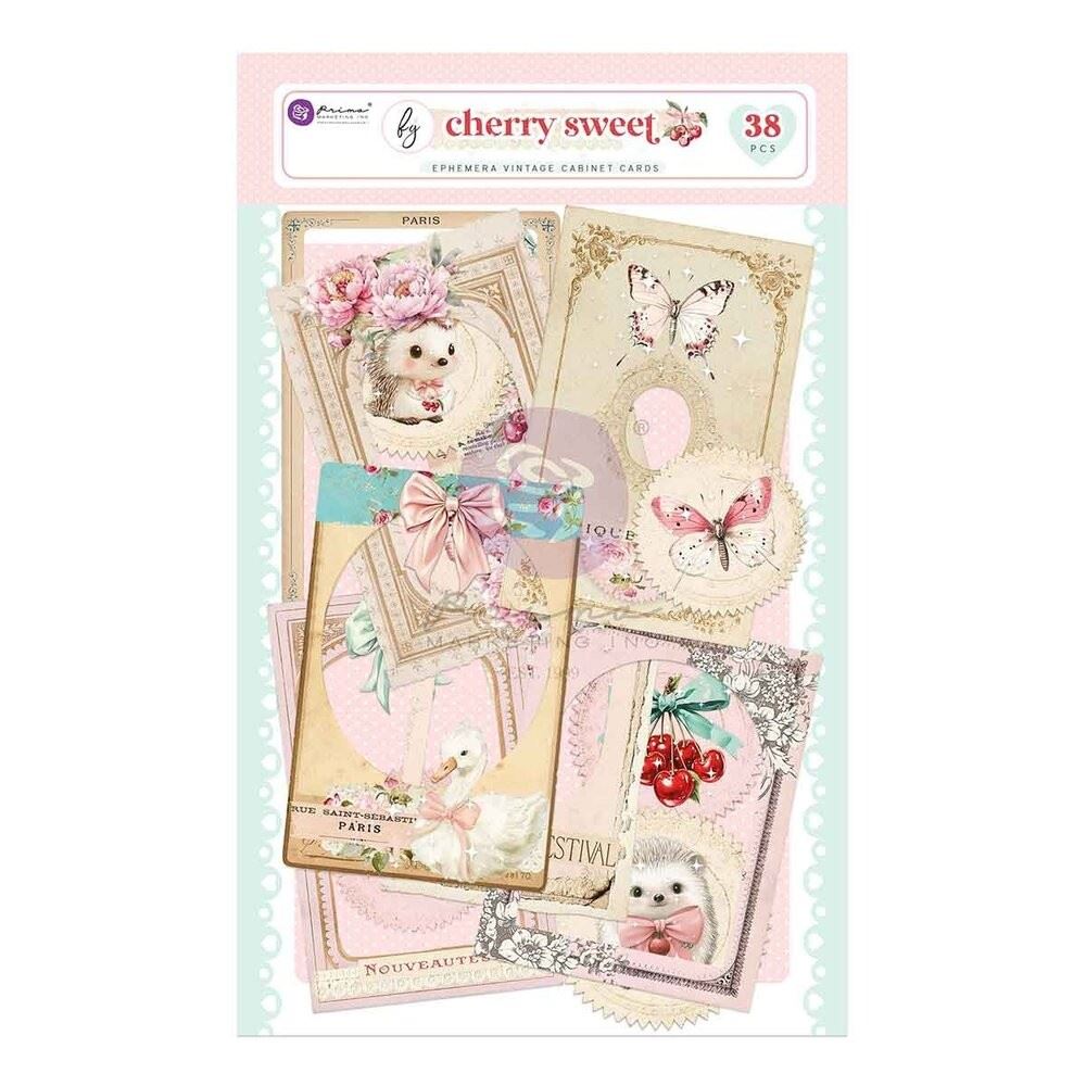 Ephemera Cherry Sweet Cabinet Cards
