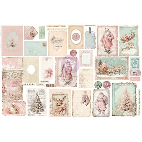 Ephemera Christmas Blush Junk Journal Kit Prima Marketing