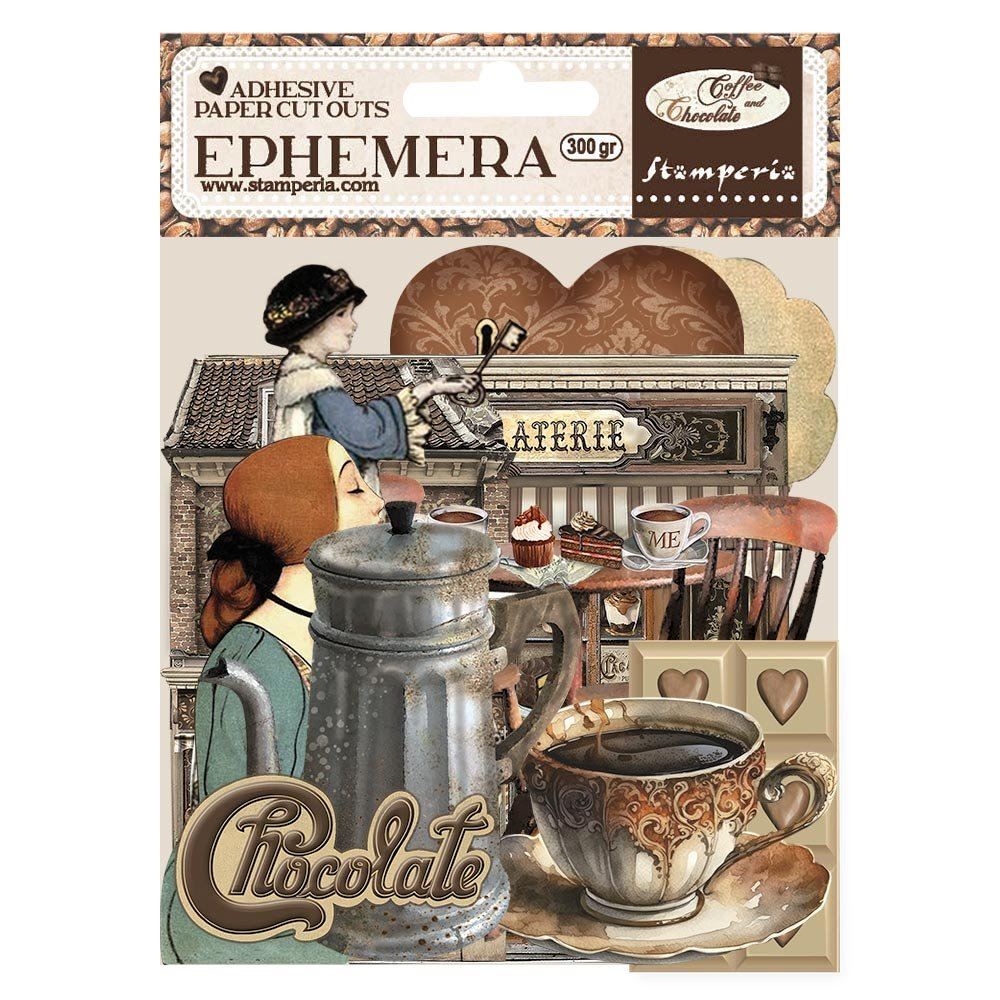 Ephemera Coffee and Chocolate Stamperia