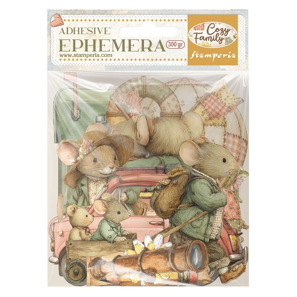 Ephemera Cozy Family Stamperia