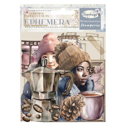 Ephemera Create Happiness Dewdrops Stamperia