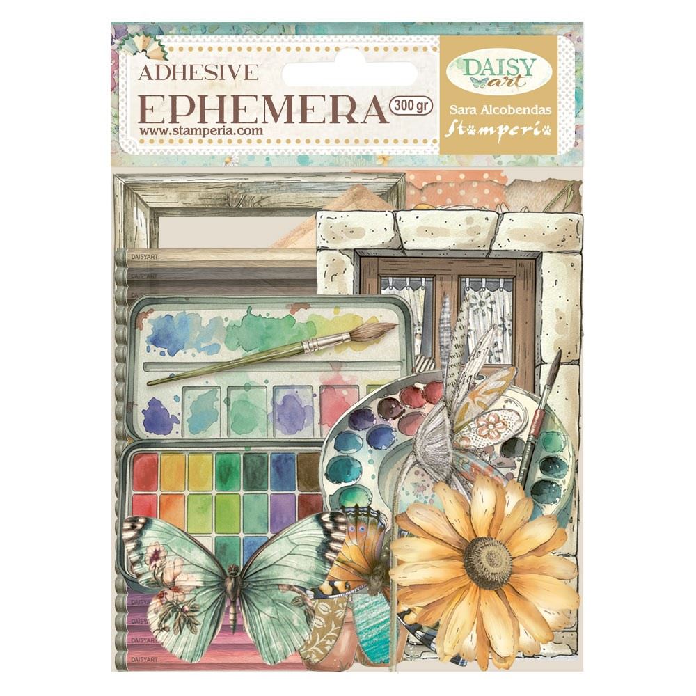Ephemera Daisy Art Stamperia