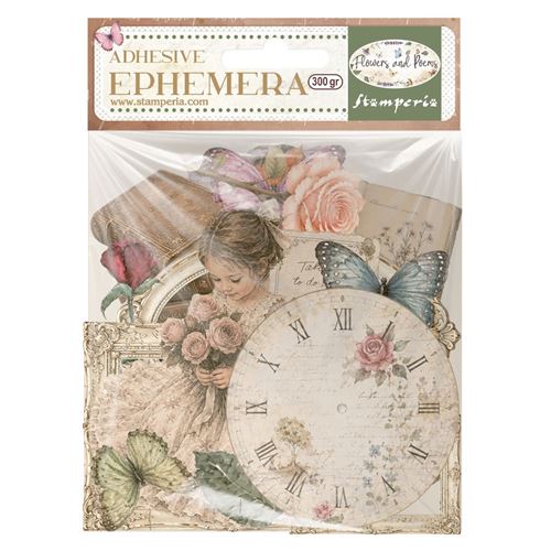 Ephemera Flowers and Poems Stamperia