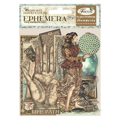 Stamperia Ephemera Candy Christmas - Ritagli Carta Adesivi Per