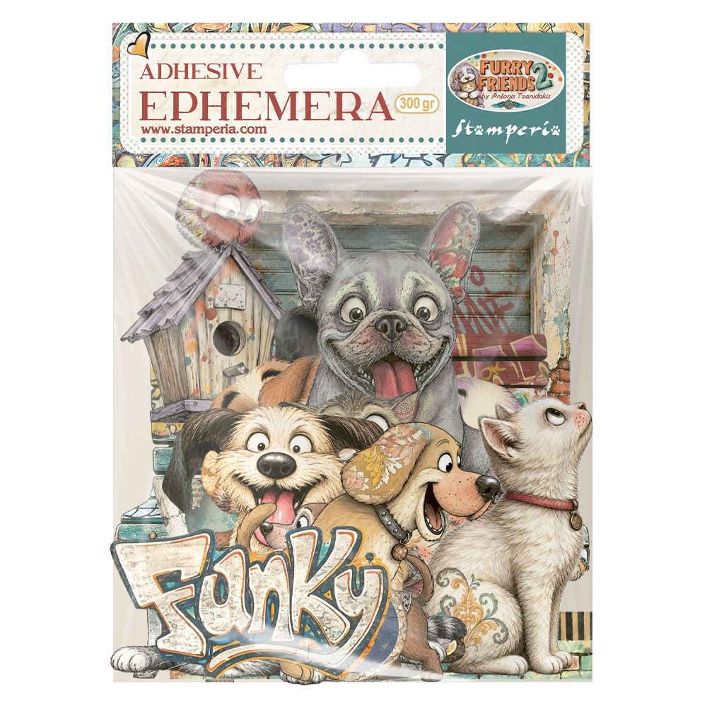 Ephemera Furry Friends 2 Stamperia