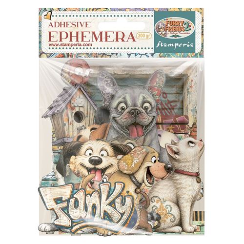 Ephemera Furry Friends 2 Stamperia
