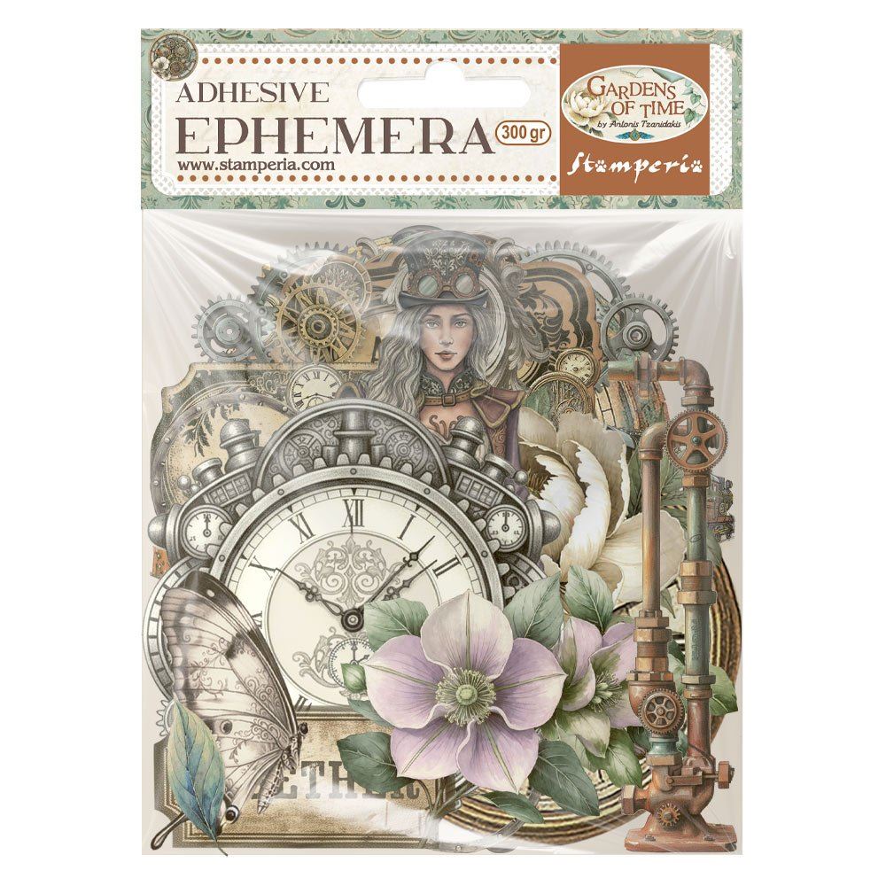Ephemera Gardens of Time Stamperia